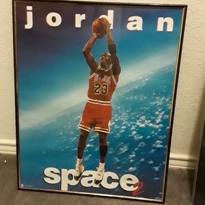 Michael Jordan picture framed